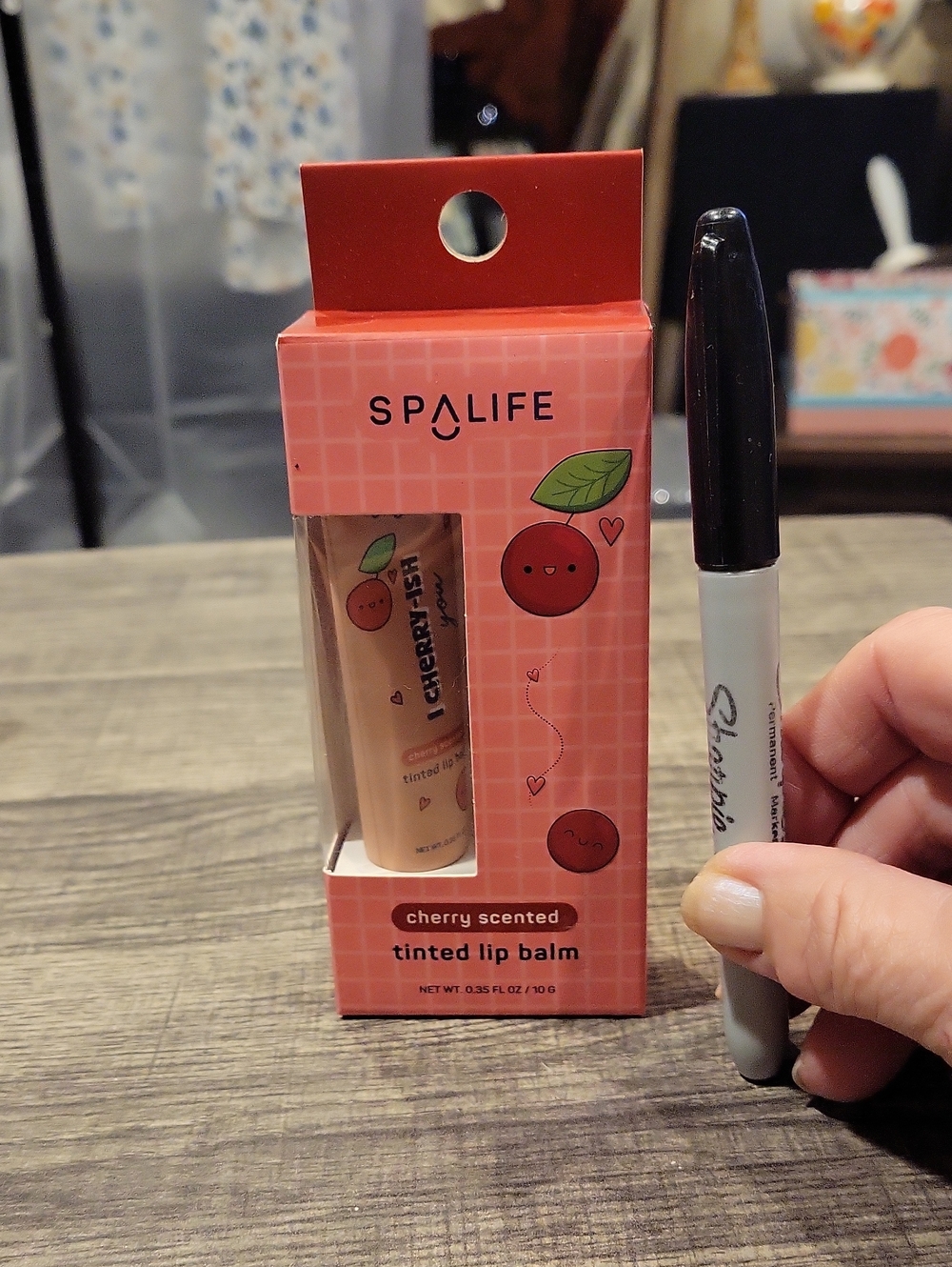 5 For 25.00/Cherry Lip Gloss,Tinted,New In Box